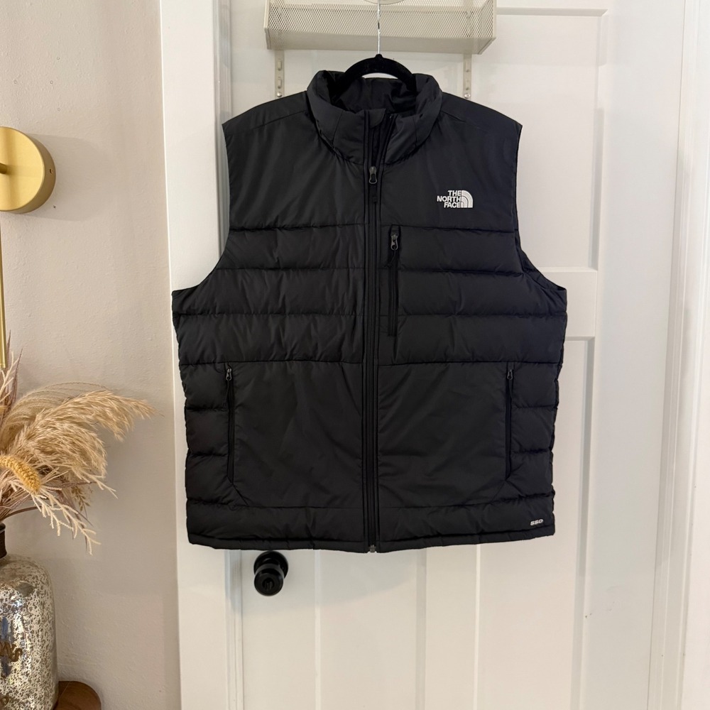 The North Face Aconcagua 2 Down Vest Black 550 Fill Puffer Mens XL Gorpcore